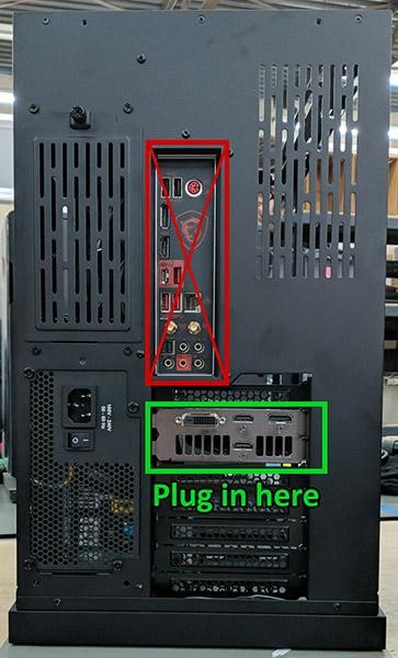 Reassemble PC and Connect Monitor to GPU