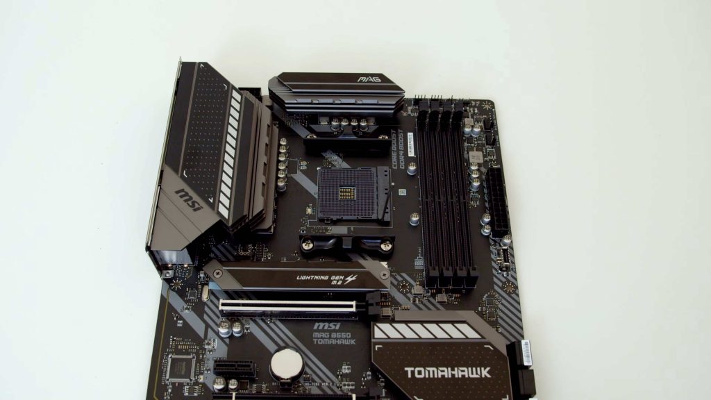 Unbox and place the motherboard on a flat surface
