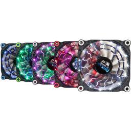 Apevia 512L-DMC 57.67 CFM 120 mm Fans 5-Pack