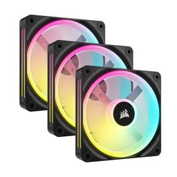 Corsair iCUE LINK QX120 RGB Starter Kit 63.1 CFM 120 mm Fans 3-Pack