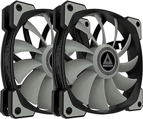 Montech AIR FAN P120 73 CFM 120 mm Fans 2-Pack