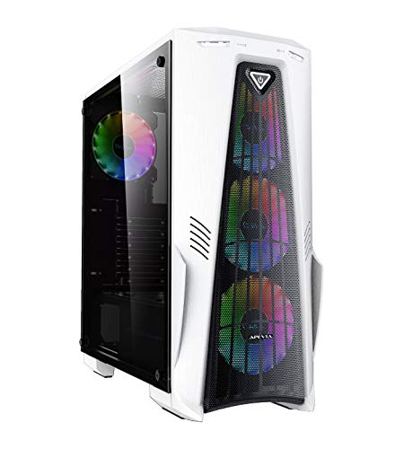 Apevia CRUSADER-F-WH ATX Mid Tower Case