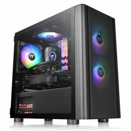 Thermaltake V150 Tempered Glass ARGB Breeze MicroATX Mid Tower Case