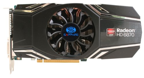 Sapphire 100314-3L Radeon HD 6870 1 GB Graphics Card