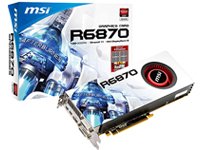 MSI R6870-2PM2D1GD5 Radeon HD 6870 1 GB Graphics Card