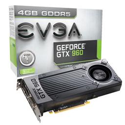 EVGA 04G-P4-3960-KR GeForce GTX 960 4 GB Graphics Card
