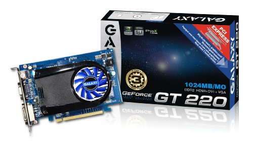 Galaxy 22TGE8HX2IUN GeForce GT 220 1 GB Graphics Card