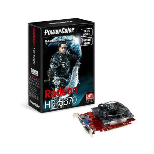 PowerColor AX5670 1GBK3-H Radeon HD 5670 1 GB Graphics Card