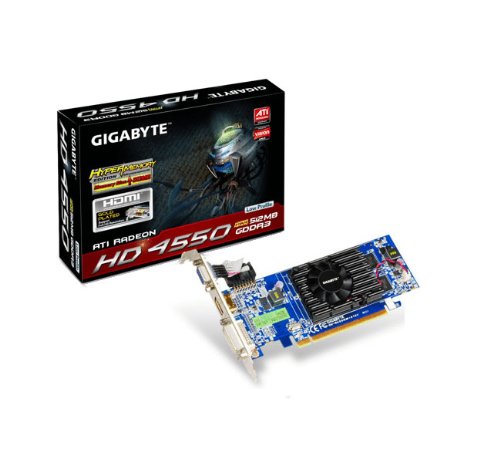 Gigabyte GV-R455HM-512I Radeon HD 4550 128 MB Graphics Card