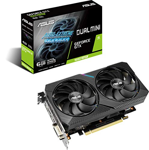 Asus DUAL MINI OC GeForce GTX 1660 SUPER 6 GB Graphics Card