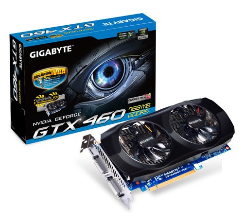 Gigabyte GV-N460OC-768I GeForce GTX 460 768 MB Graphics Card