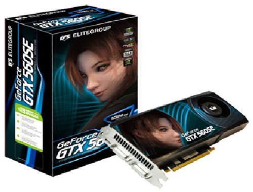 ECS NGTX560SE-1GPLI-F GeForce GTX 560 SE 1 GB Graphics Card
