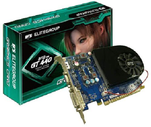 ECS NGT440-512QI-F GeForce GT 440 512 MB Graphics Card