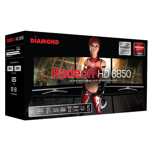 Diamond 6850PE51G Radeon HD 6850 1 GB Graphics Card