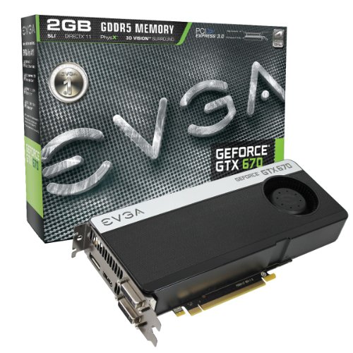 EVGA 02G-P4-2670-KR GeForce GTX 670 2 GB Graphics Card