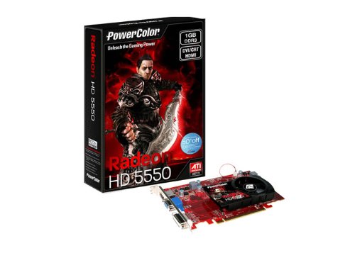 PowerColor AX5550 1GBK3-H Radeon HD 5550 1 GB Graphics Card