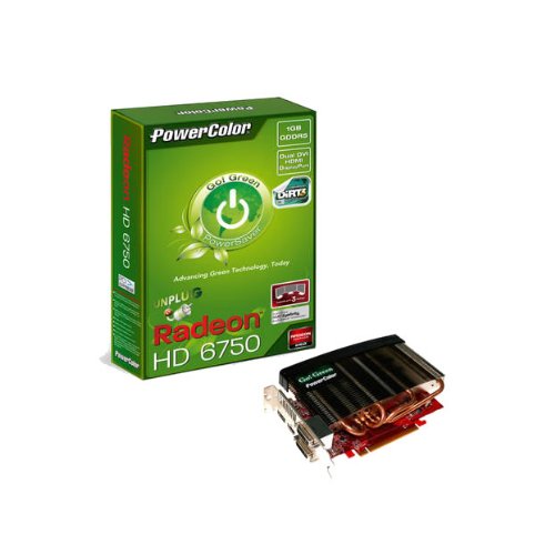 PowerColor AX6750 1GBD5-NS3DHG Radeon HD 6750 1 GB Graphics Card