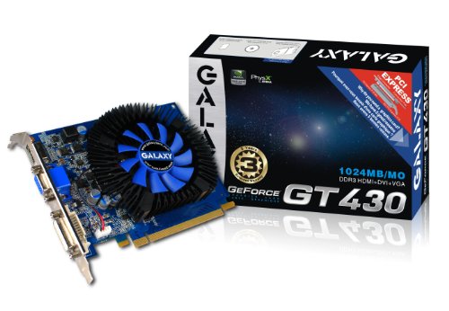 Galaxy 43GGS8HX3SPZ GeForce GT 430 1 GB Graphics Card