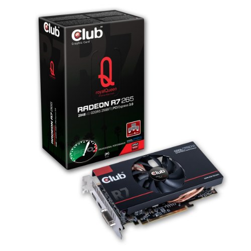 Club 3D royalQueen Radeon R7 265 2 GB Graphics Card