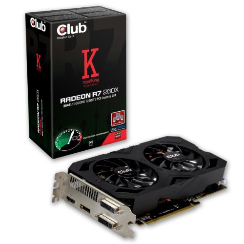 Club 3D royalKing Radeon R7 260X 2 GB Graphics Card