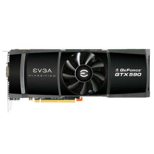 EVGA 03G-P3-1596-AR GeForce GTX 590 3 GB Graphics Card