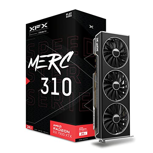 XFX Speedster MERC 310 Black Edition Radeon RX 7900 XTX 24 GB Video Card