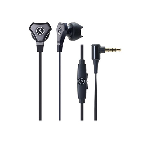 Audio-Technica ATH-CHX5ISBK Earbud With Microphone