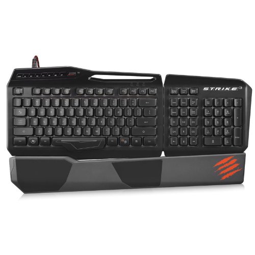 Mad Catz S.T.R.I.K.E. 3 Black Wired Gaming Keyboard