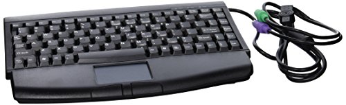 Adesso ACK-540PB Wired Mini Keyboard With Touchpad