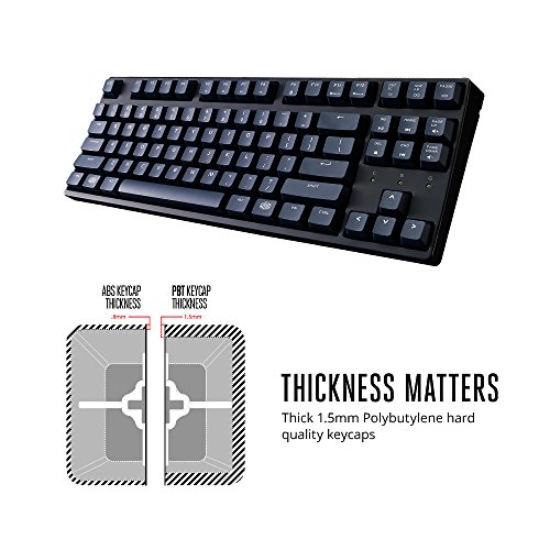 Cooler Master MasterKeys S (MX Blue) Wired Gaming Keyboard