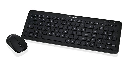 IOGEAR Quietus RF Desktop Wireless Standard Keyboard With Optical Mouse