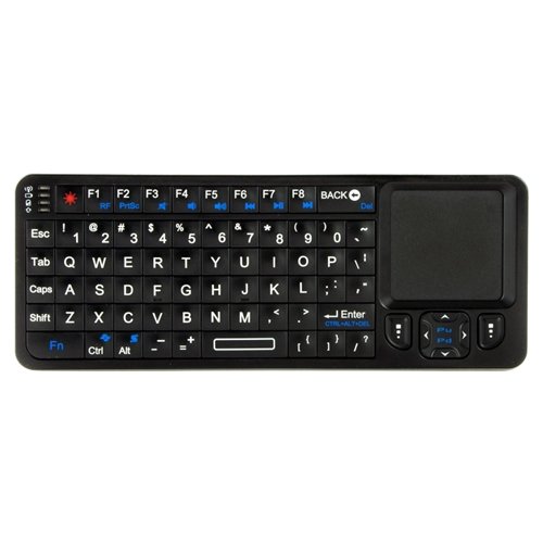 VisionTek Candyboard Keyboard with Touchpad and Built in IR Remote Wireless Mini Keyboard With Touchpad