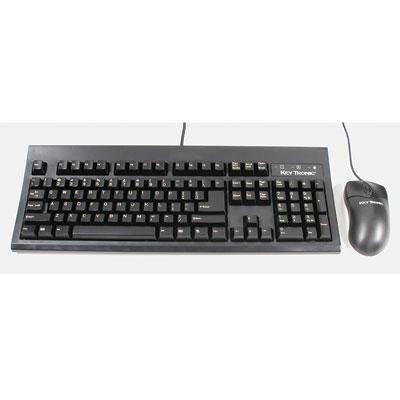 KeyTronic TAG-A-LONG-U2 Wired Standard Keyboard With Optical Mouse