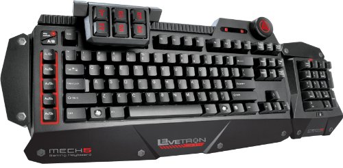 AZIO Levetron Mech5 Wired Gaming Keyboard