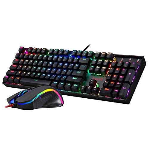 Redragon K551-RGB Wired Gaming Keyboard With Optical Mouse