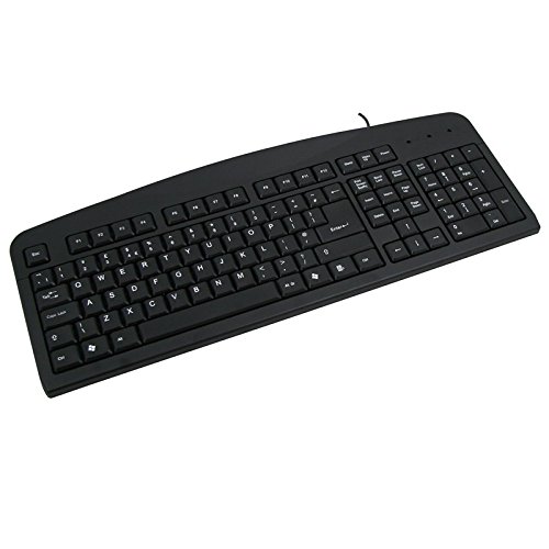 HP KF885AT Wired Slim Keyboard With Optical Mouse