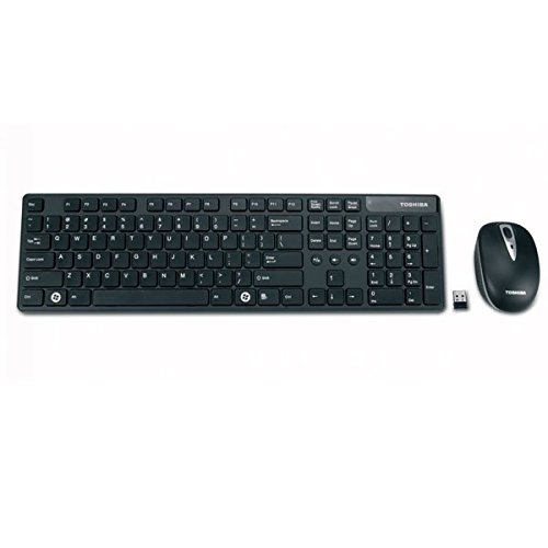 Toshiba PA3871U-1ETB Wireless Standard Keyboard With Optical Mouse