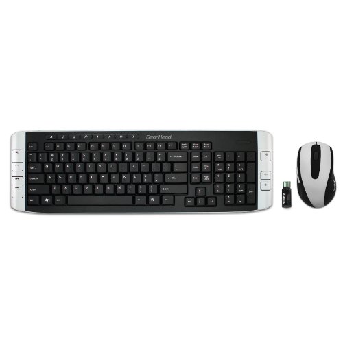 Gear Head KB5500W Wireless Slim Keyboard With Optical Mouse