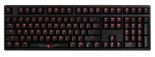 Ducky DK9008 Shine 3 Red LED Backlit (Blue Cherry MX) Wired Standard Keyboard