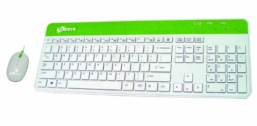 Logisys KBMS801WG Wired Standard Keyboard With Laser Mouse