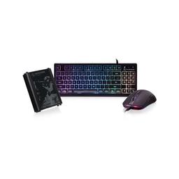 IOGEAR KeyMander KORE RGB Wired Gaming Keyboard With Optical Mouse