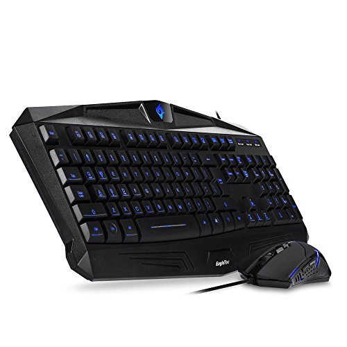 EagleTec K005 / KS03 Wired Gaming Keyboard With Optical Mouse