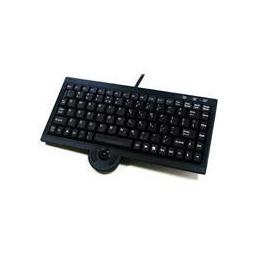 SolidTek 3920BU Wired Mini Keyboard With Trackball