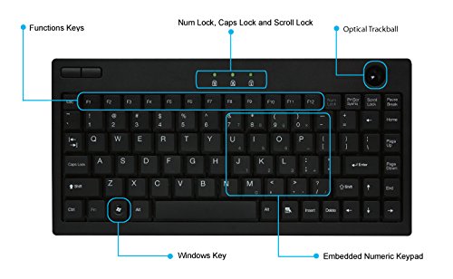 Adesso AKB-310UB Wired Mini Keyboard