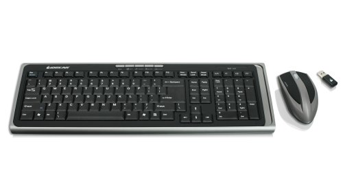 IOGEAR GKM551R Wireless Slim Keyboard With Laser Mouse