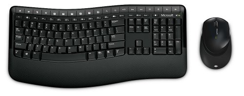 Microsoft Comfort Desktop 5000 for Business Wireless Ergonomic Keyboard With Optical Mouse
