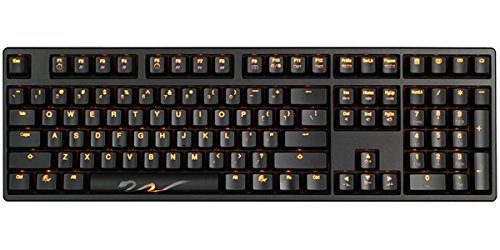 Ducky DK9008 Shine 3 Orange LED Backlit (Blue Cherry MX) Wired Standard Keyboard
