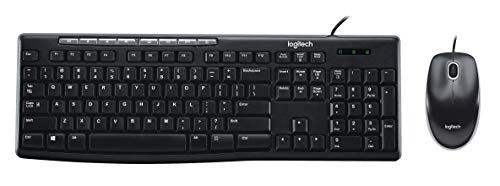 Logitech MK200 Wired Slim Keyboard With Optical Mouse