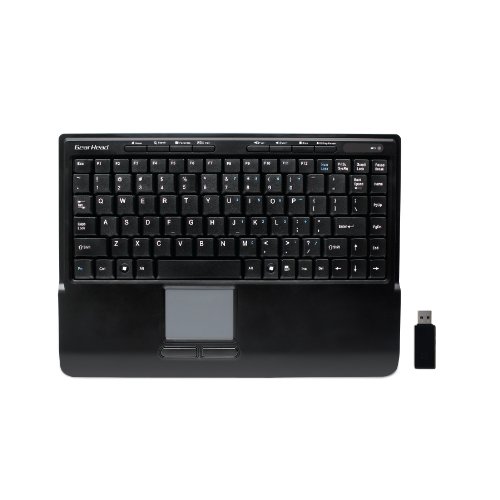 Gear Head KB4950TPW Wireless Mini Keyboard With Touchpad