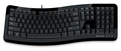 Microsoft 3TJ-00001 Wired Ergonomic Keyboard